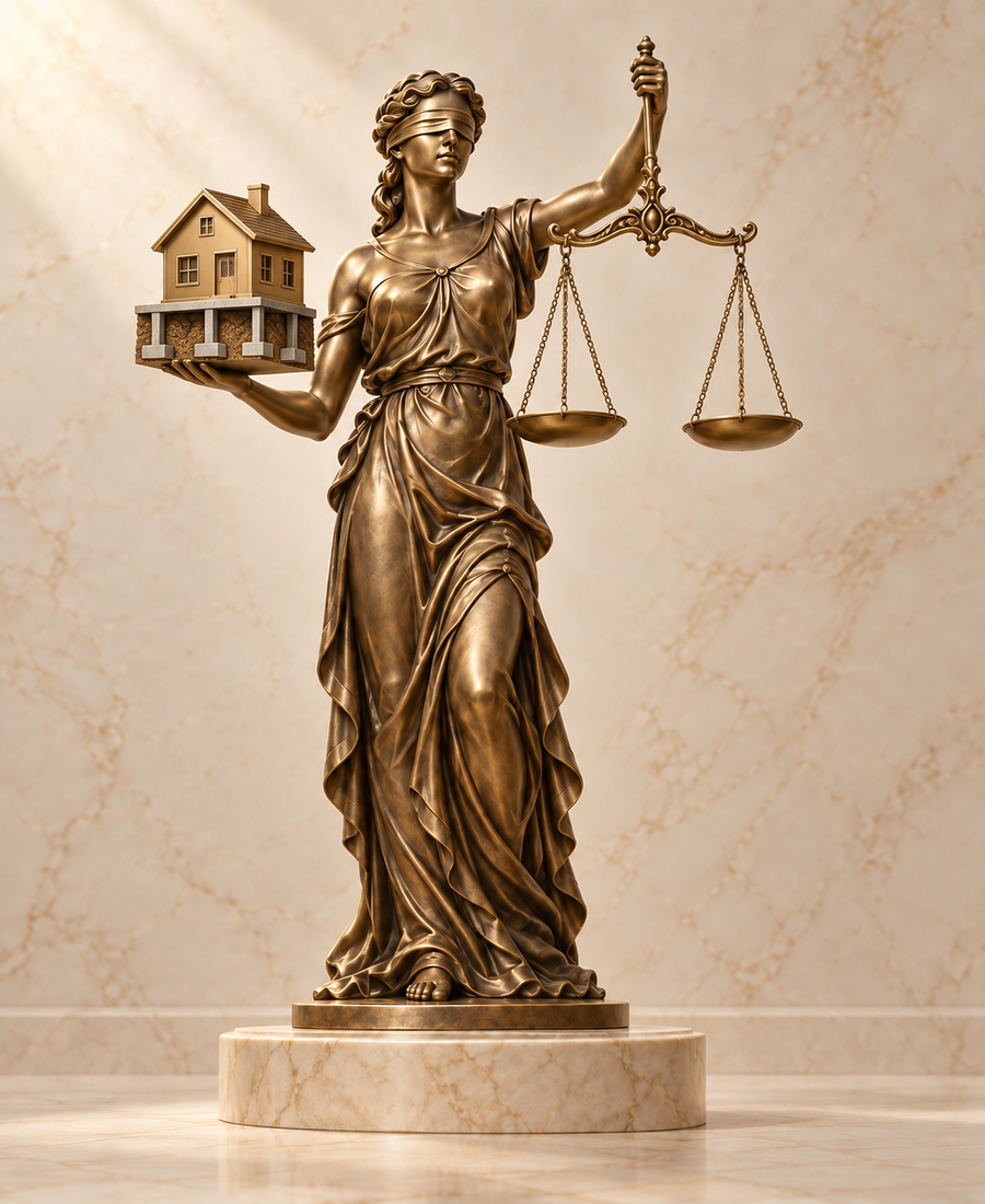 Ilustracion de la balanza de la Justicia para el servicio de clausula suelo
