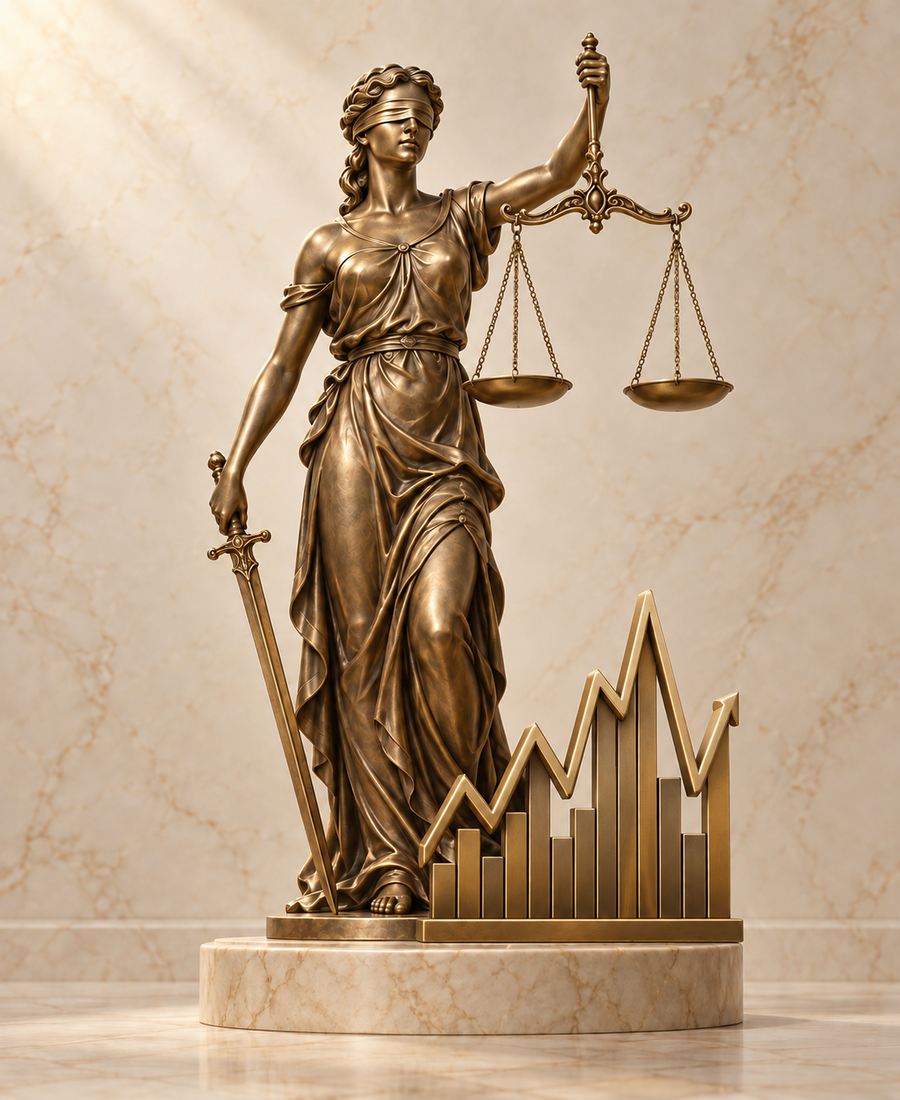 Ilustracion de la balanza de la Justicia para el servicio de irph